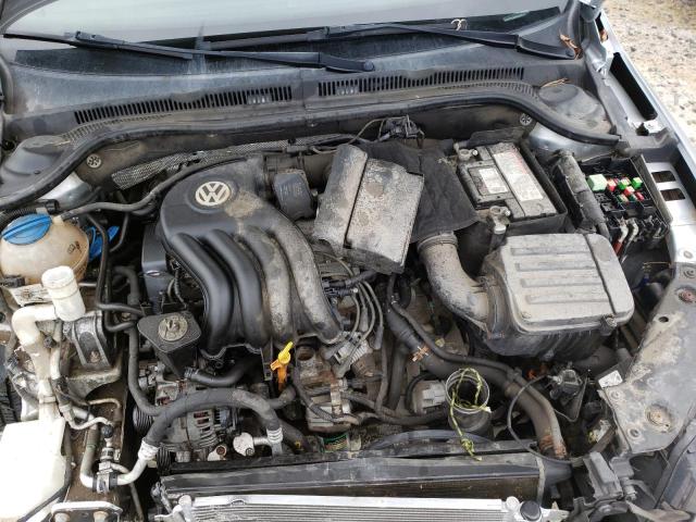 3VW2K7AJ9EM250678 - 2014 VOLKSWAGEN JETTA BASE SILVER photo 7