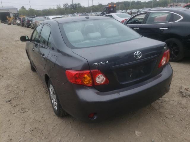 2T1BU40E29C124841 - 2009 TOYOTA COROLLA BASE  photo 3