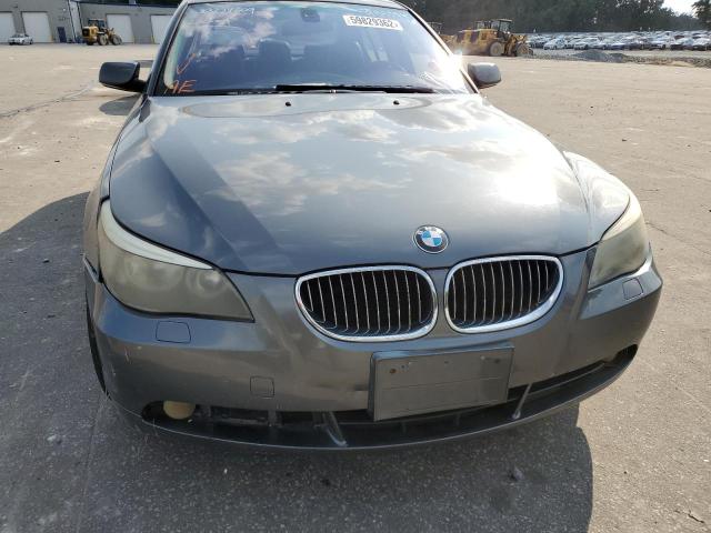 WBANF33597B999386 - 2007 BMW 525 XI GRAY photo 9