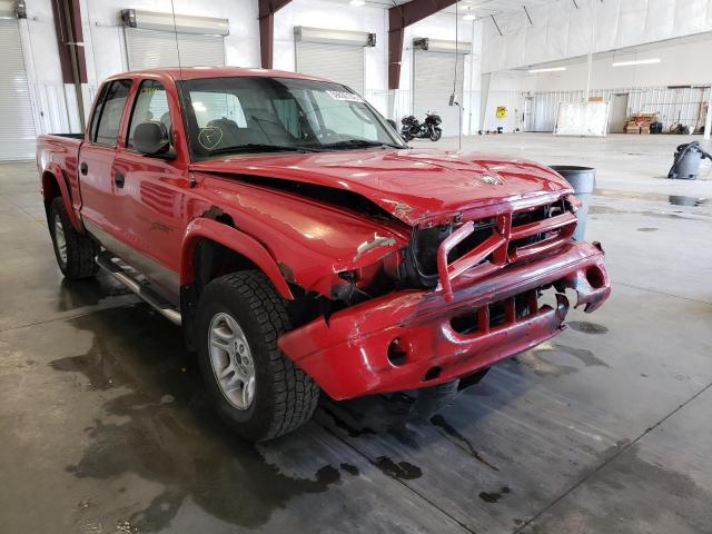 1B7GG2AN41S122723 - 2001 DODGE DAKOTA QUA RED photo 1