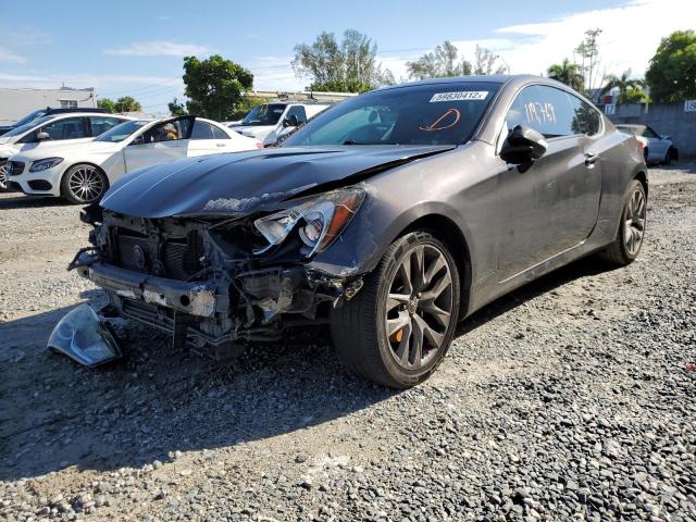 KMHHU6KJ3DU096734 - 2013 HYUNDAI GENESIS CO GRAY photo 2