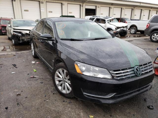 1VWCP7A31CC038086 - 2012 VOLKSWAGEN PASSAT SEL BLACK photo 1