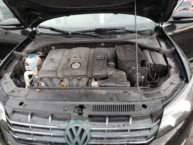 1VWCP7A31CC038086 - 2012 VOLKSWAGEN PASSAT SEL BLACK photo 7