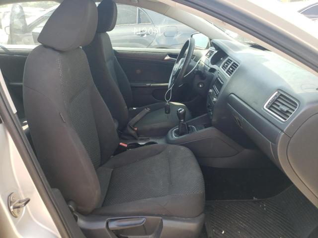 3VW1K7AJ8EM411937 - 2014 VOLKSWAGEN JETTA BASE SILVER photo 5