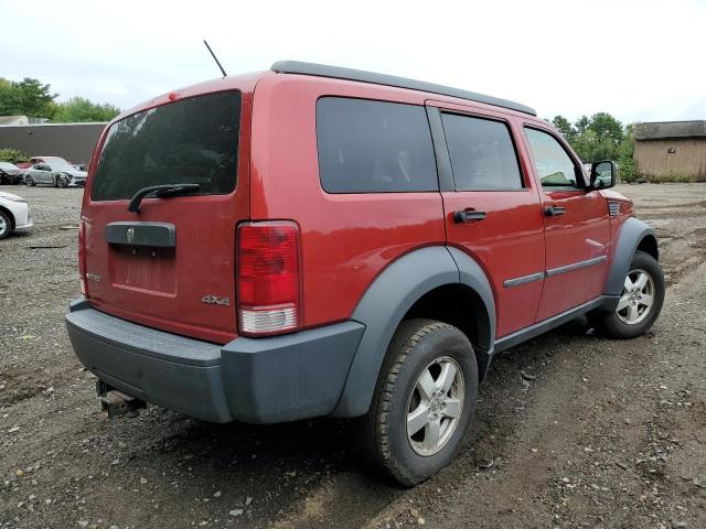 1D8GU28K47W586893 - 2007 DODGE NITRO SXT RED photo 4