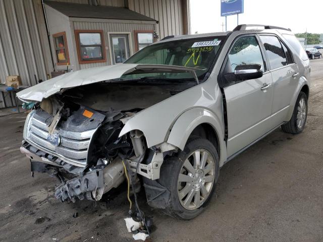 1FMDK03W48GA29057 - 2008 FORD TAURUS X L WHITE photo 2