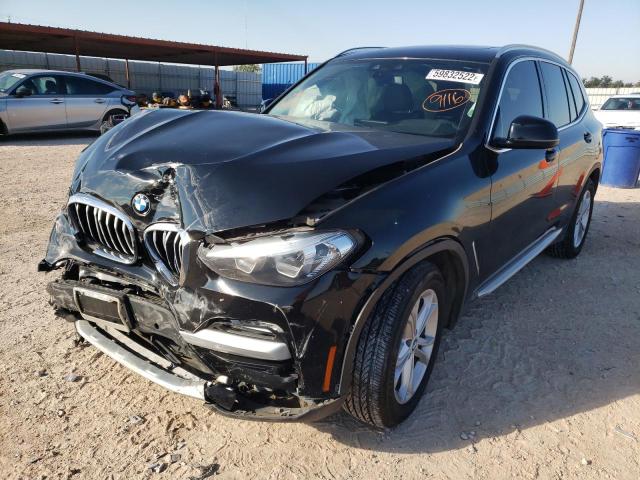 5UXTR7C54KLF24760 - 2019 BMW X3 SDRIVE3 BLACK photo 2