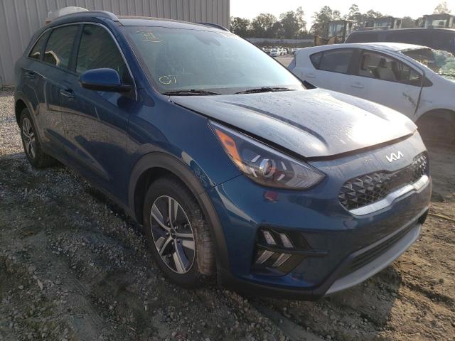 KNDCB3LC3N5527457 - 2022 KIA NIRO LX BLUE photo 1