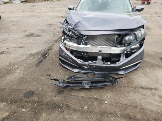 2HGFC2F62LH573475 - 2020 HONDA CIVIC SE GRAY photo 9