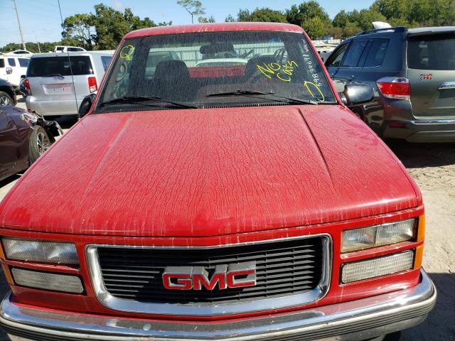 1GTEK14H4SZ545364 - 1995 GMC SIERRA K15 RED photo 9