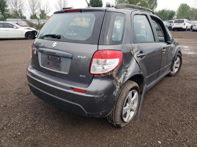 JS2YB5A2XB6301262 - 2011 SUZUKI SX4 JX GRAY photo 4