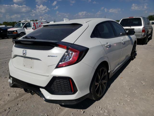 SHHFK7H49HU230782 - 2017 HONDA CIVIC SPOR WHITE photo 4
