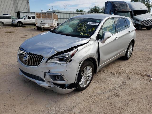 LRBFXBSA1JD005837 - 2018 BUICK ENVISION P SILVER photo 2