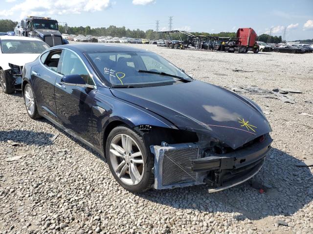 5YJSA1DP8DFP06398 - 2013 TESLA MODEL S ლურჯი ფოტო 1