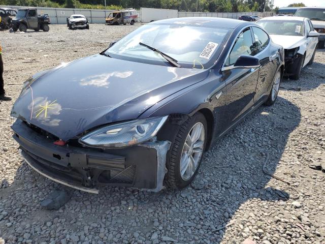 5YJSA1DP8DFP06398 - 2013 TESLA MODEL S ლურჯი ფოტო 2