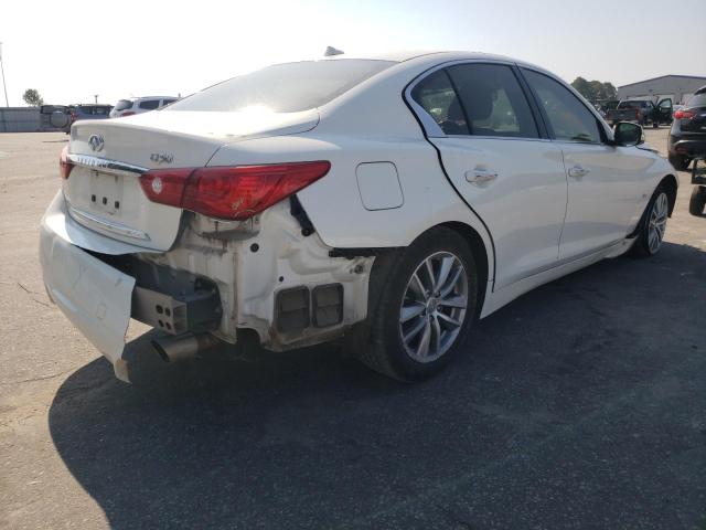 JN1BV7AP6FM342779 - 2015 INFINITI Q50 BASE WHITE photo 4