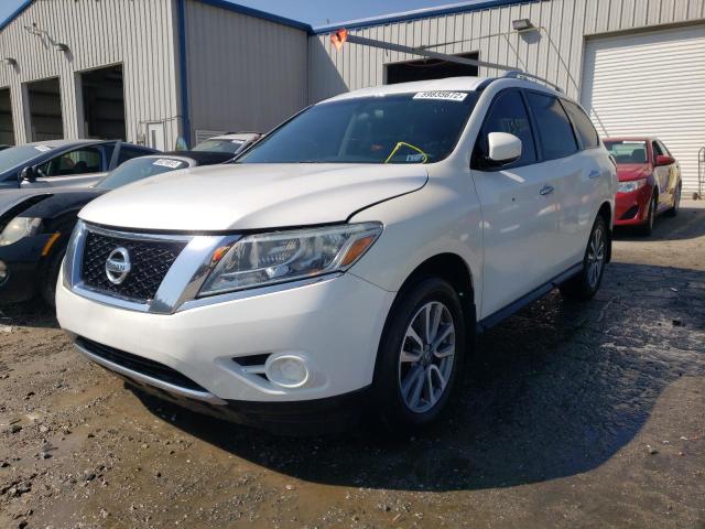 5N1AR2MN2DC689342 - 2013 NISSAN PATHFINDER WHITE photo 2