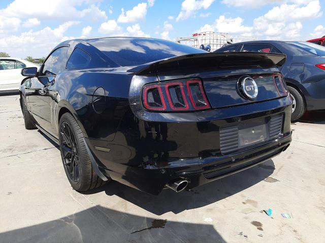 1ZVBP8CF8D5250725 - 2013 FORD MUSTANG GT BLACK photo 3