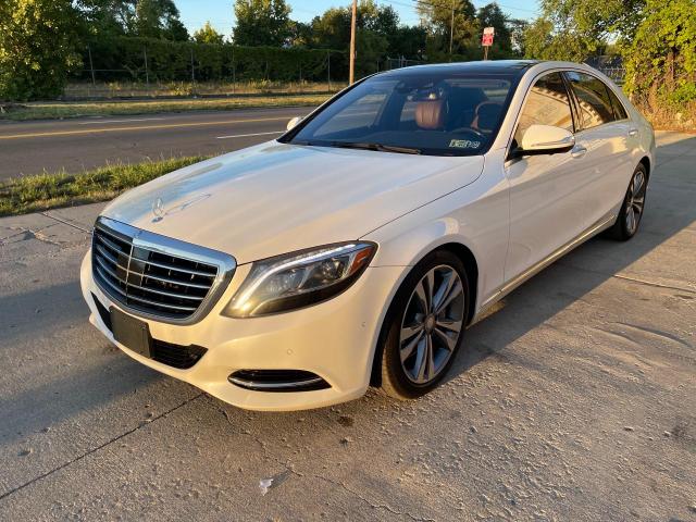 WDDUG8FB0FA118563 - 2015 MERCEDES-BENZ S 550 4MAT WHITE photo 2