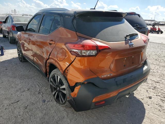 3N1CP5CU8JL501682 - 2018 NISSAN KICKS S ORANGE photo 3