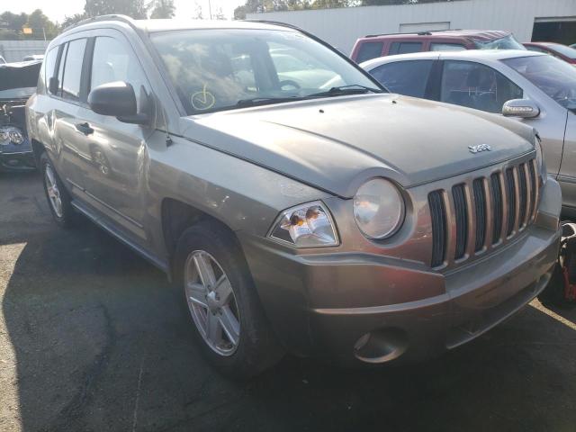 1J8FT47028D772625 - 2008 JEEP COMPASS SP BEIGE photo 1