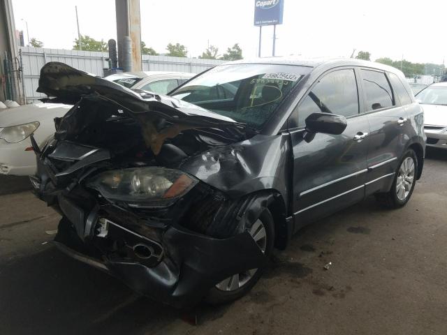 5J8TB1H25AA008627 - 2010 ACURA RDX GRAY photo 2