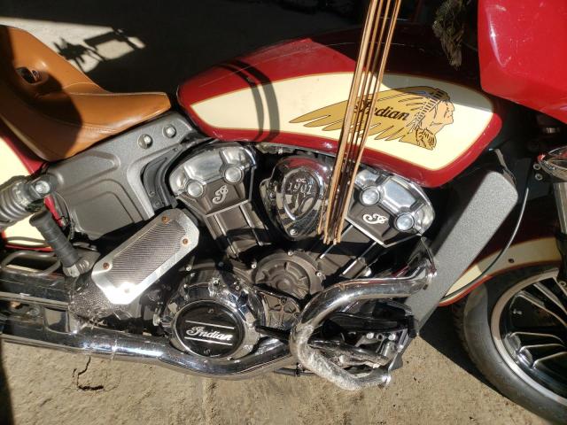 56KMSA008L3155474 - 2020 INDIAN MOTORCYCLE CO. SCOUT ABS RED photo 7