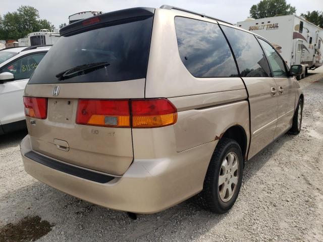 2HKRL18652H510735 - 2002 HONDA ODYSSEY TAN photo 4