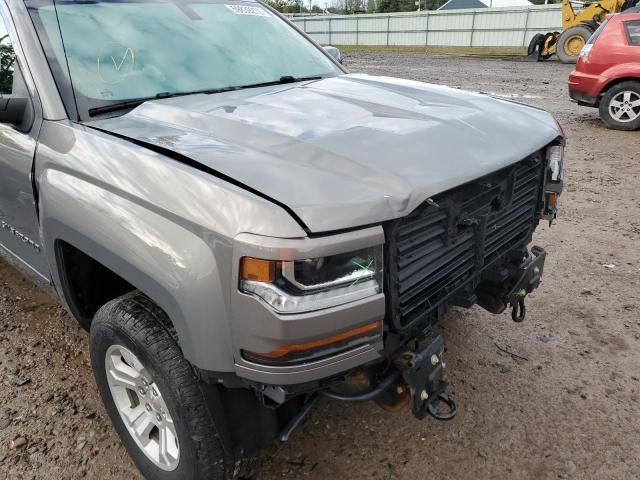 1GCVKREC8HZ289353 - 2017 CHEVROLET SILVERADO GRAY photo 9