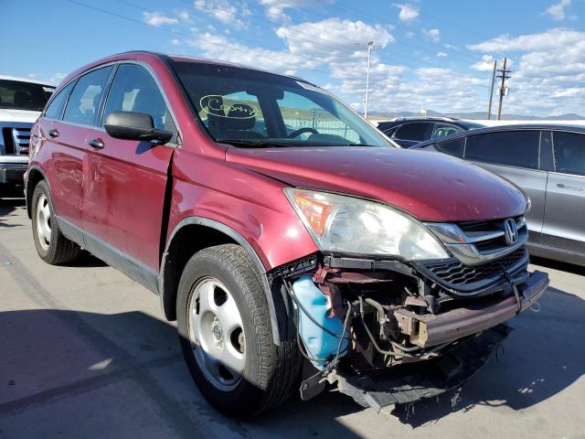 5J6RE4H33BL038722 - 2011 HONDA CR-V LX BURGUNDY photo 1