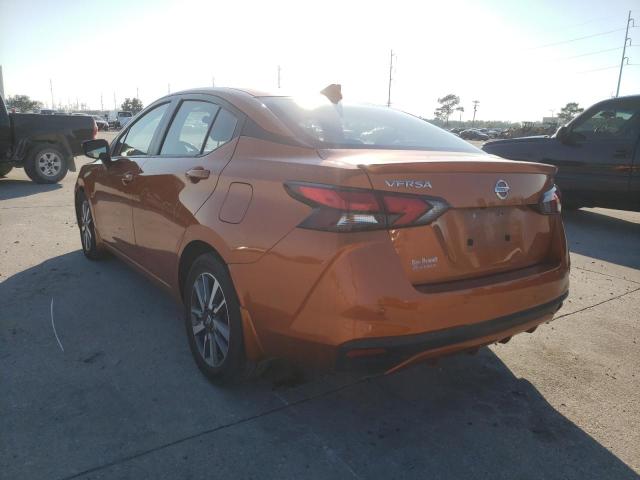 3N1CN8EV8LL809323 - 2020 NISSAN VERSA SV ORANGE photo 3