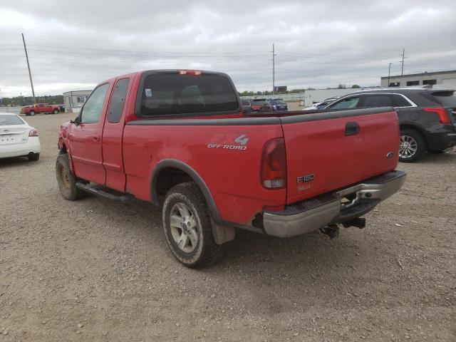 1FTRX18L22KA61235 - 2002 FORD F150 CREW RED photo 3