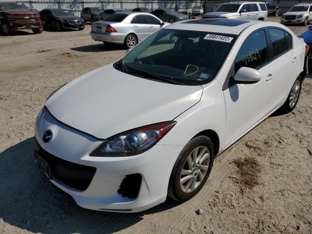 JM1BL1WP9D1805506 - 2013 MAZDA 3 I WHITE photo 2