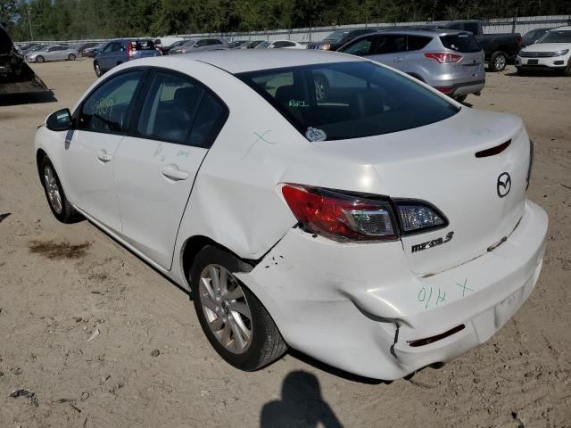 JM1BL1WP9D1805506 - 2013 MAZDA 3 I WHITE photo 3