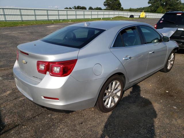 1G11H5SA6DF256381 - 2013 CHEVROLET MALIBU LTZ ვერცხლისფერი ფოტო 4
