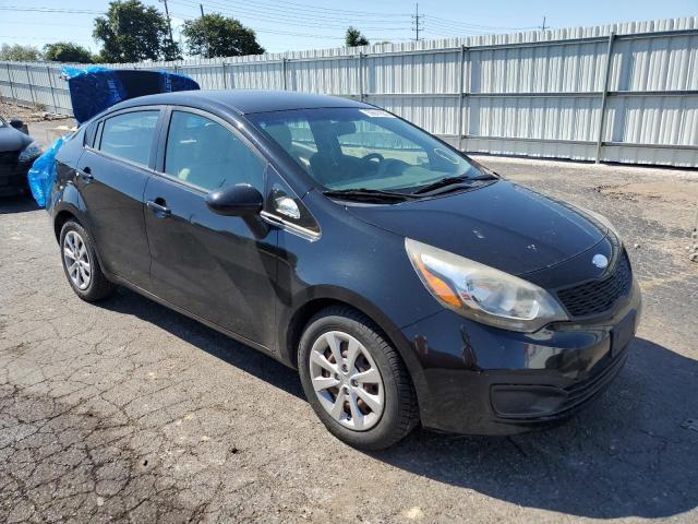 KNADM4A39D6212742 - 2013 KIA RIO LX BLACK photo 1