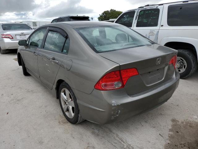 2HGFA16928H344358 - 2008 HONDA CIVIC EXL 灰色 照片 3