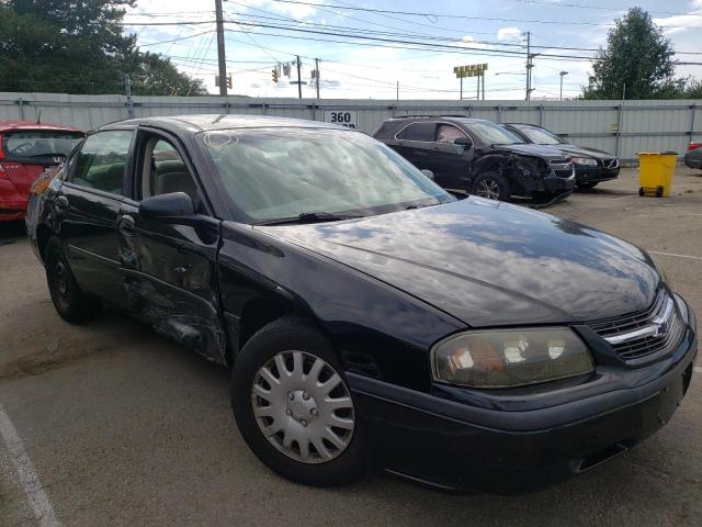 2G1WF52E829391687 - 2002 CHEVROLET IMPALA BLACK photo 1