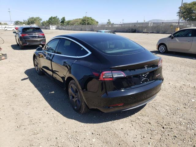 5YJ3E1EA5HF000286 - 2017 TESLA MODEL 3 BLACK photo 3