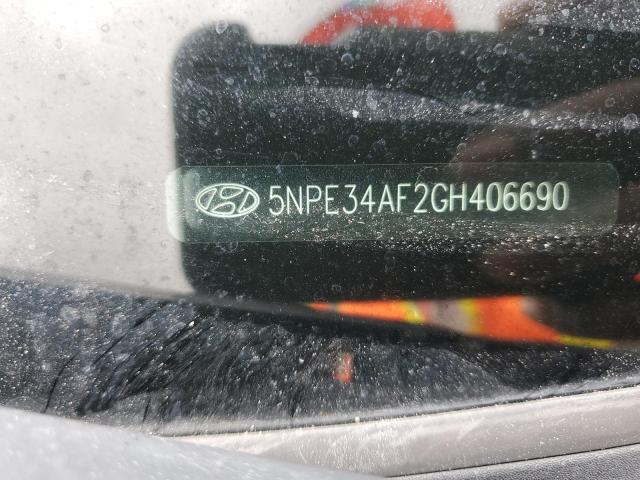 5NPE34AF2GH406690 - 2016 HYUNDAI SONATA SPORT  Foto 10