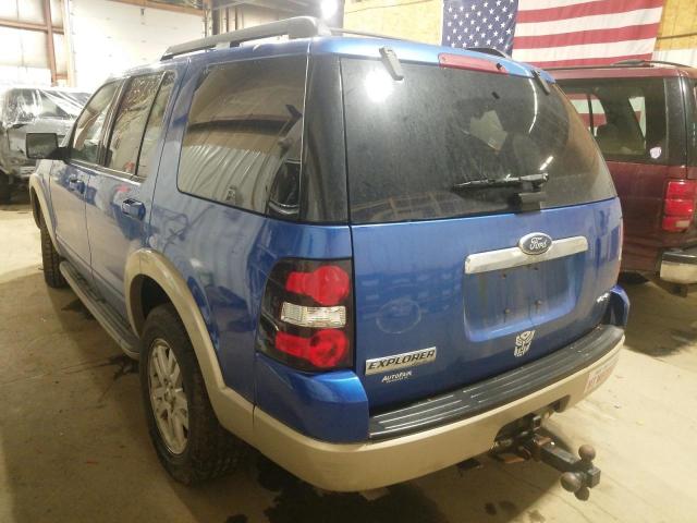 1FMEU7EE0AUA79912 - 2010 FORD EXPLORER E BLUE photo 3