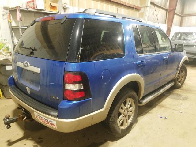 1FMEU7EE0AUA79912 - 2010 FORD EXPLORER E BLUE photo 4