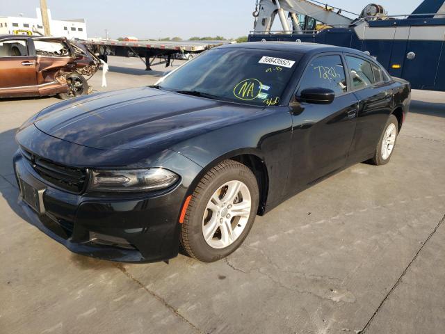 2C3CDXBG9KH653210 - 2019 DODGE CHARGER SX BLACK photo 2