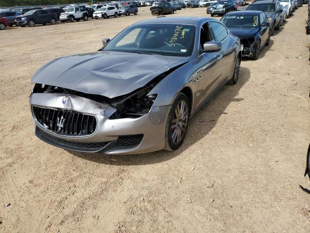 ZAM56RRA1F1130436 - 2015 MASERATI QUATTROPOR GRAY photo 2