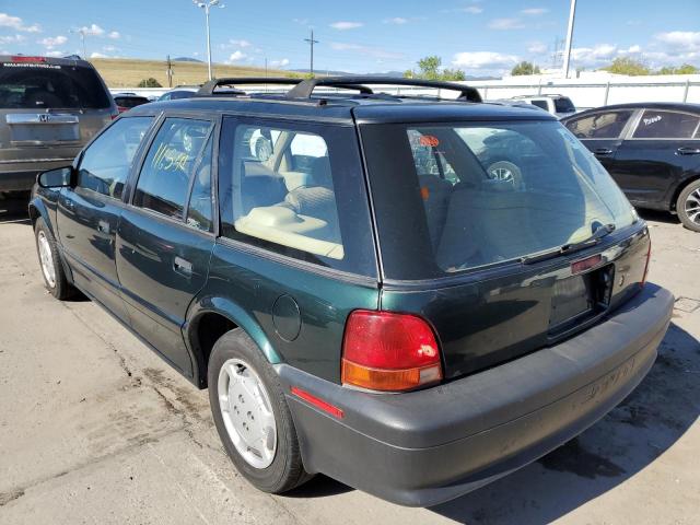 1G8ZH8281SZ343068 - 1995 SATURN SW1 GREEN photo 3