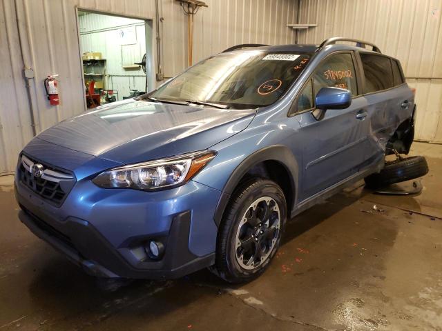 JF2GTAPC1MH678809 - 2021 SUBARU CROSSTREK BLUE photo 2