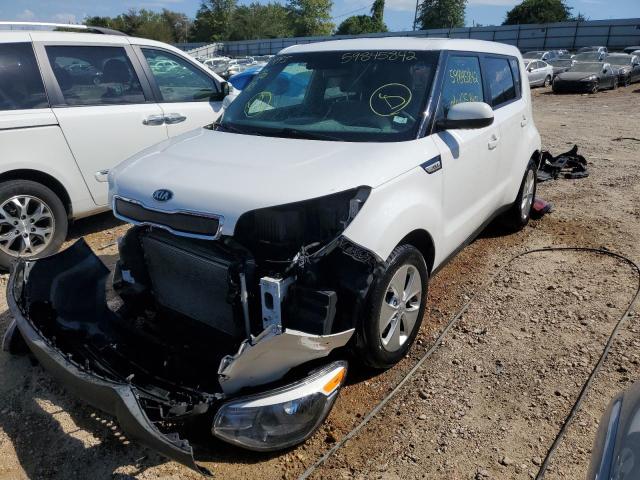 KNDJN2A22F7133327 - 2015 KIA SOUL WHITE photo 2