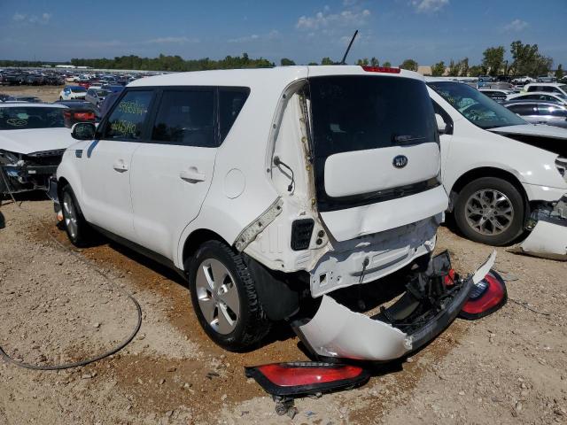 KNDJN2A22F7133327 - 2015 KIA SOUL WHITE photo 3