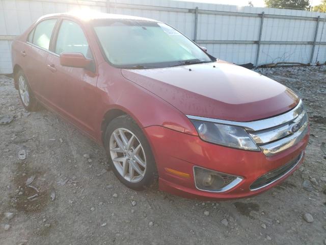 3FAHP0JG1AR306156 - 2010 FORD FUSION SEL RED photo 1