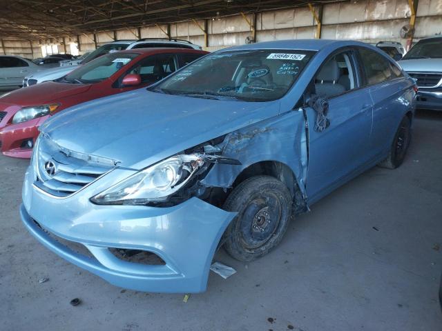 5NPEB4AC2CH337177 - 2012 HYUNDAI SONATA GLS BLUE photo 2